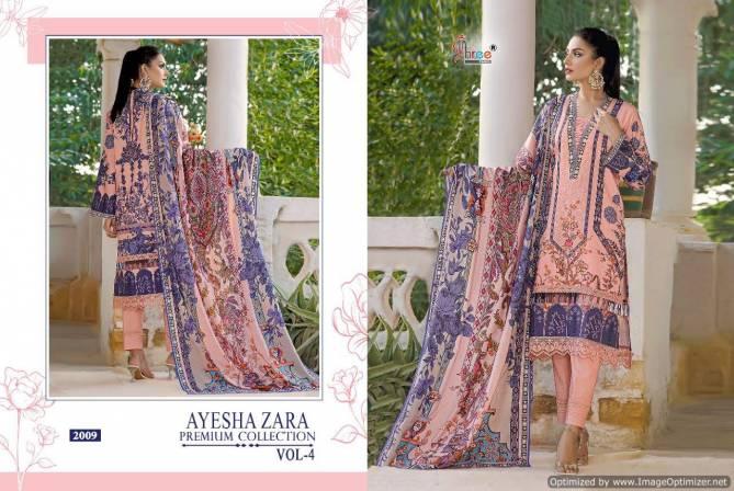 Shree Ayesha Zara Premium Collection 4 Casual Wear Cotton Printed Pakistani Salwar Suits